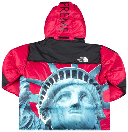 Graphic Statue Of Liberty Puffer Jacket
