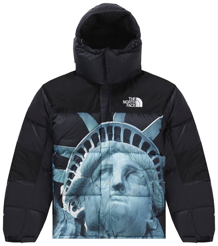 Graphic Statue Of Liberty Puffer Jacket