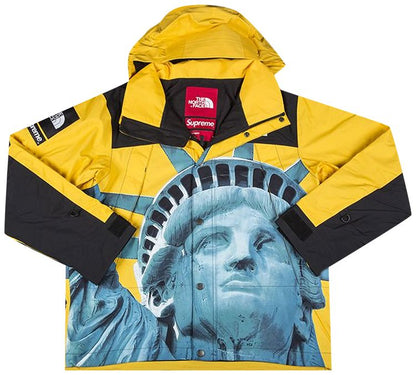 Graphic Statue Of Liberty Puffer Jacket
